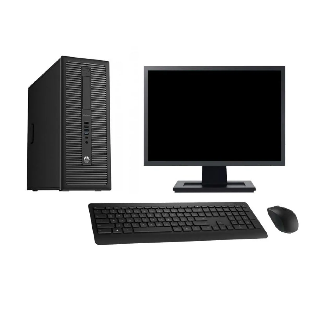 PC Tour HP EliteDesk 800 G2 Ecran 22"" i5-6500 RAM 8Go SSD 480Go Windows 10 Wifi État correct - Hewlett-Packard reconditionné disponible sur Rue du Commerce Seconde Vie